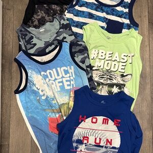 Lot of 6 Boys XL Tanks